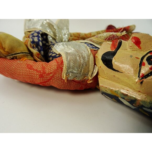 Indian Vintage Rajasthani Kathputli Puppet Folk Art Doll India Male Raja King - Picture 15 of 15